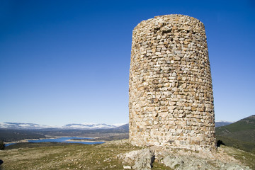 Naklejka premium mountain tower