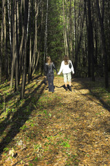 Obraz premium girl in the park