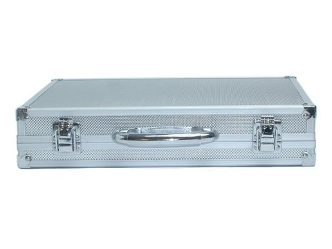metal silver briefcase