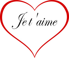 je t'aime