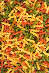 colored pasta