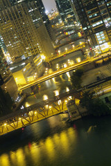 Fototapeta na wymiar chicago river