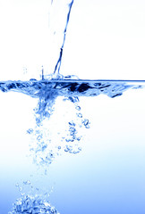 pouring water