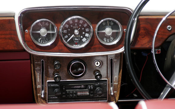 Vintage Car Dashboard