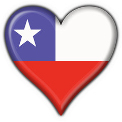 bottone cuore cileno - chile button heart flag