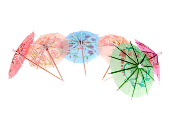 umbrellas isolated