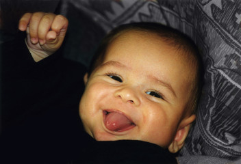 bebe sourire