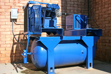 blue compressor