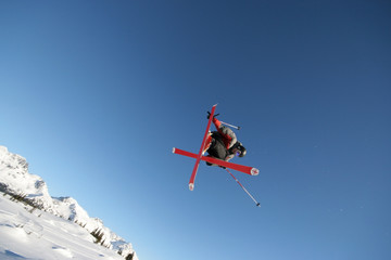 in flight