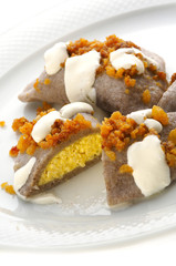 buckwheat pockets filled with curd