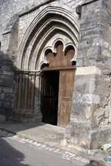porte de l'église de charroux