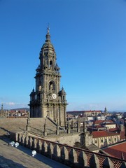 Fototapeta na wymiar Kopuła Katedra w Santiago