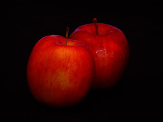 colorful fresh apples