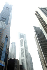 Fototapeta premium singapore skyscrapers 03