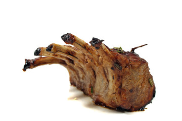 roasted lamb rack