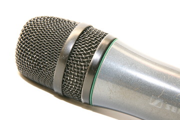 black microphone