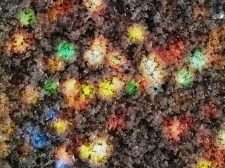 hoar-frost and lights