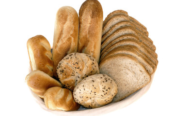 breakfast, fresh baked  bread.