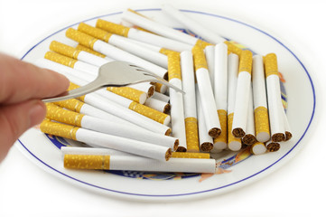 cigarettes for meal
