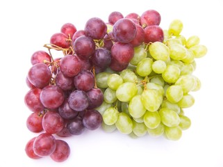 bunch of fresh grapes