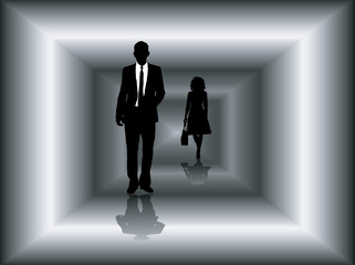 Fototapeta premium business tunnel