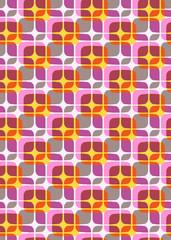 motif géometrique chaud