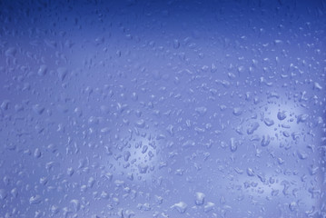bright aquamarine and blue droplets background