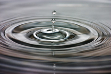 gota agua salpicando