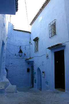 rue de chefchaouen - maroc