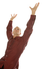 business man with a vision