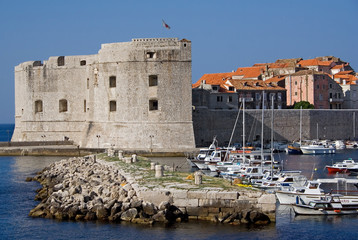 Festung und Hafen in Dubrovnik