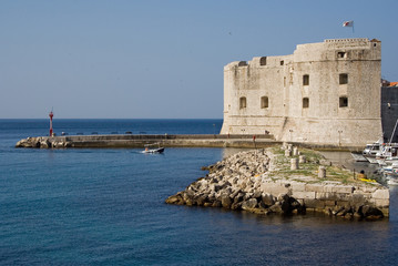 Hafenfestung in Dubrovnik, Kroatien