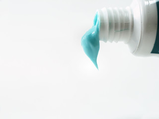 drip of toothpaste