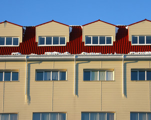 part of a modern building.