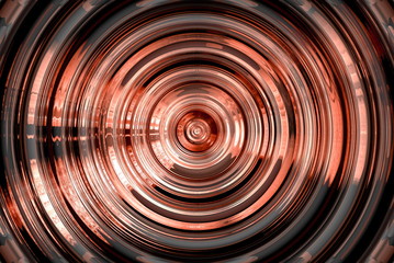 abstract hypnotic red background
