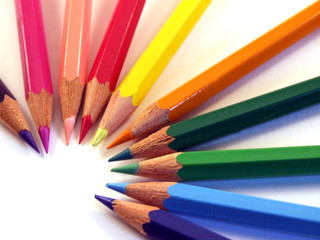Fototapeta premium photo de crayon de couleur