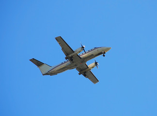 Fototapeta na wymiar embraer emb-120 turboprop airplane