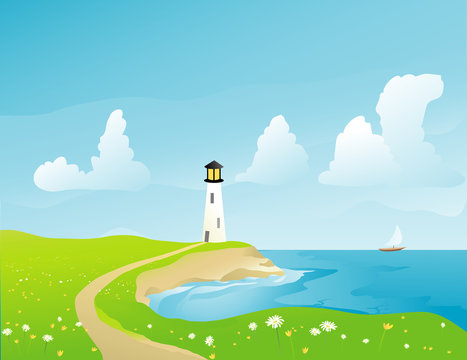 coastal lighthouse