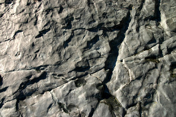low tide dark rock background.