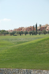 Fototapeta na wymiar golfplatz spanien