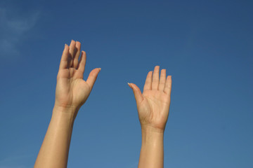 trying to reach the sky