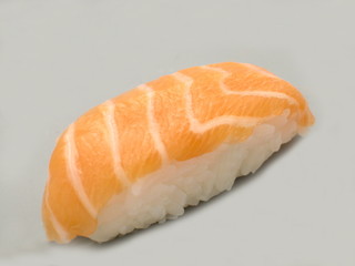 japanische lachs nigiri sushi