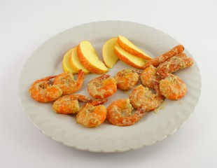 apple and shrimps