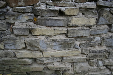 wall from the rocks