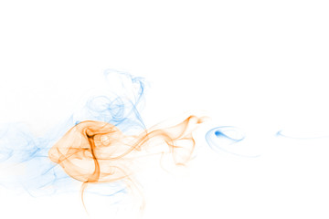 abstract smoke goldfish