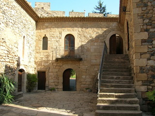 escaleras a la muralla