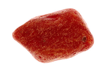 opaque red amber