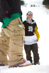 snowboarder stance