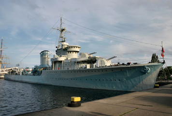 old battle ship