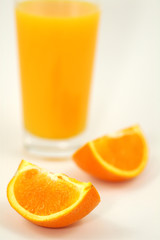 orange juice and wedges. 01